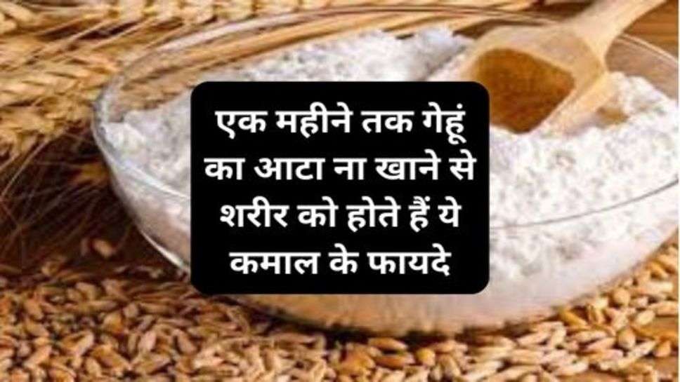 Wheat Flour : एक महीने तक गेहूं का आटा ना खाने से शरीर को होते हैं ये कमाल के फायदे