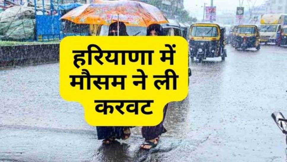 Haryana Weather : हरियाणा में मौसम ने ली करवट, इस होगा पश्चिमी विक्षोभ सक्रिय