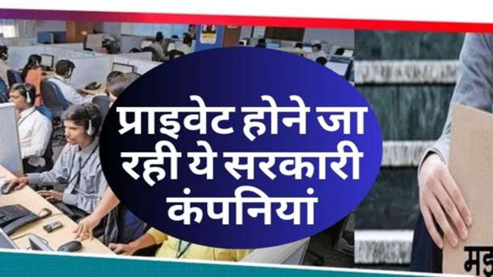 Central Government News: प्राइवेट होने जा रही ये सरकारी कंपनियां, जानें कौन सी कंपनियां लगाएंगी बोली!