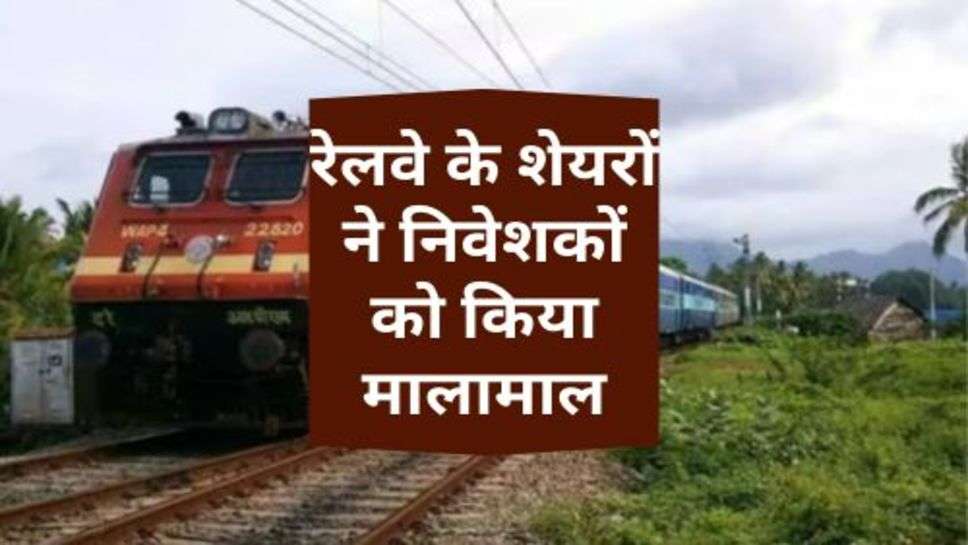 Indian Railway Share : रेलवे के शेयरों ने निवेशकों को किया मालामाल, जान लें नाम