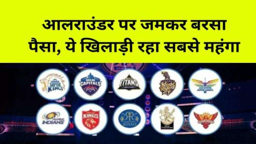 IPL 2024 Auction Live: आलराउंडर पर जमकर बरसा पैसा, ये खिलाड़ी रहा सबसे महंगा