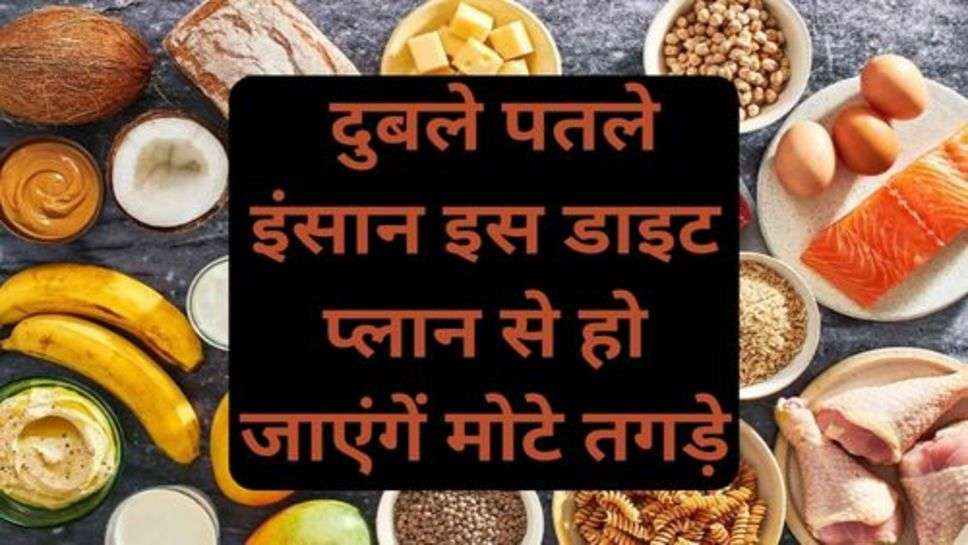 How To Gain Wait: दुबले पतले इंसान इस डाइट प्लान से हो जाएंगें मोटे तगड़े, आज ही शुरू करें