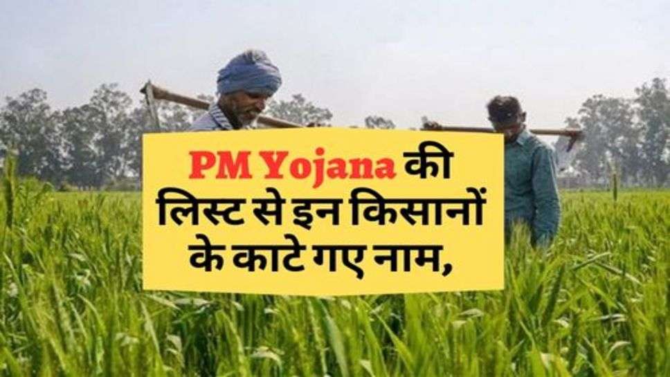 PM Yojana की लिस्ट से इन किसानों के काटे गए नाम, कहीं आप तो नहीं