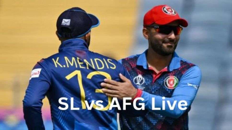 SL vs AFG Live Match: अफगानिस्तान के आगे श्रीलंका की हालत पतली