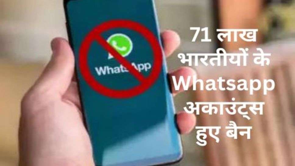 71 लाख भारतीयों के Whatsapp अकाउंट्स हुए बैन, जानें कारण