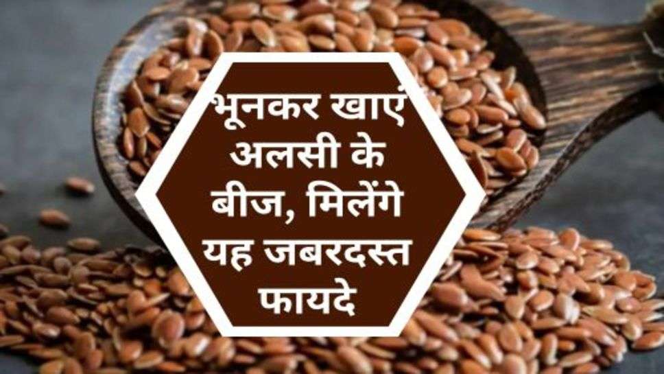 Flax Seeds : भूनकर खाएं अलसी के बीज, मिलेंगे यह जबरदस्त फायदे