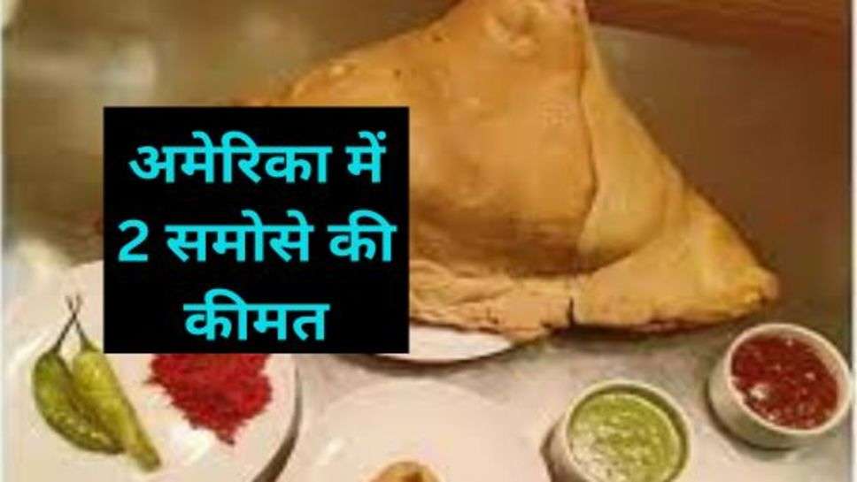 Samosa Price In Usa : जानें अमेरिका में समोसे की कीमत