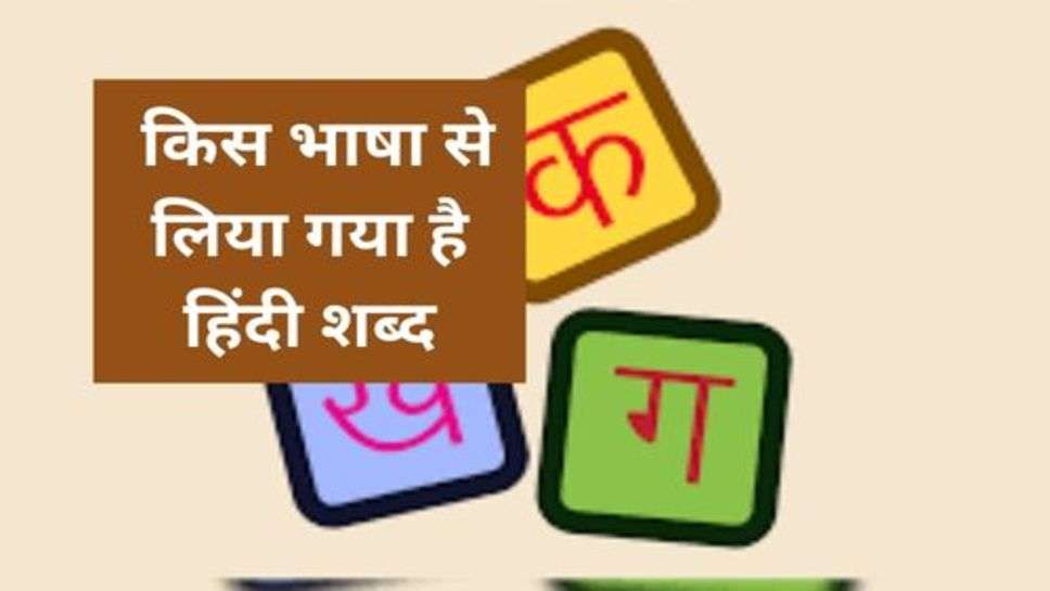 Hindi Language: किस भाषा से लिया गया है हिंदी शब्द