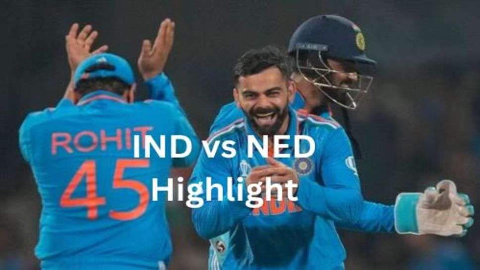 IND vs NED Highlight: भारत अब विश्व कप से 2 कदम दूर