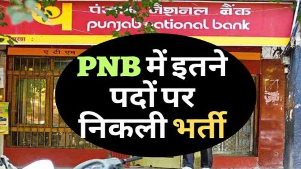 PNB में इतने पदों पर निकली भर्ती, 10वीं, 12वीं वाले कर सकेंगे आवेदन!