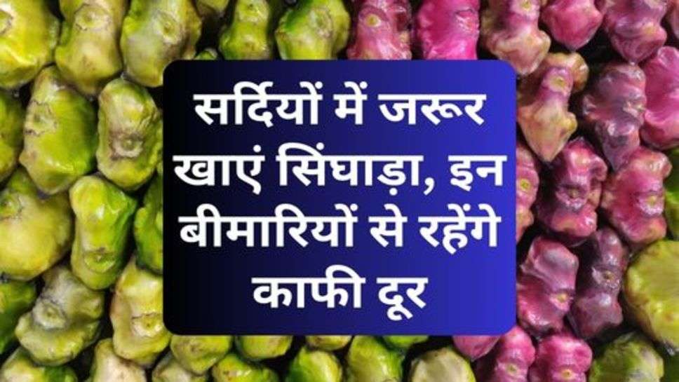 Health Tips : सर्दियों में जरूर खाएं सिंघाड़ा, इन बीमारियों से रहेंगे काफी दूर