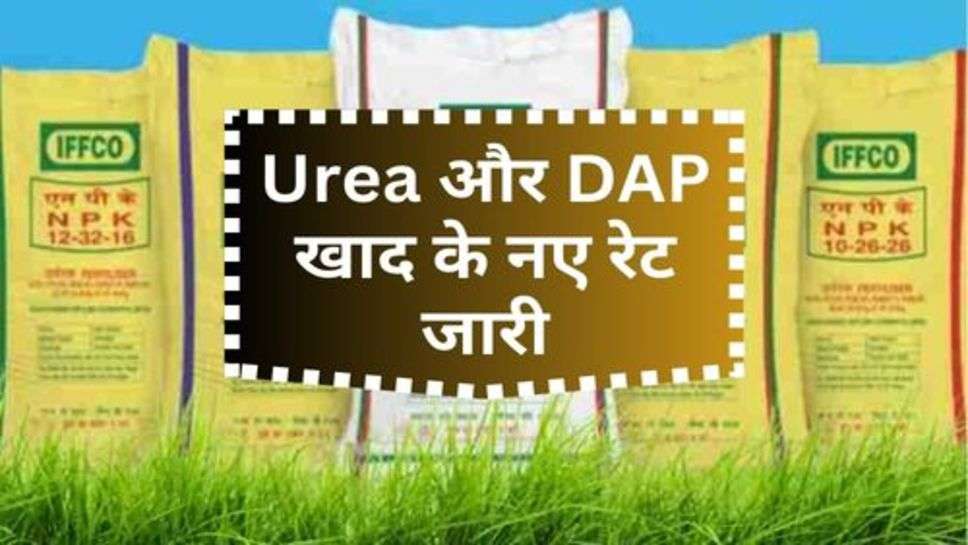 Urea और DAP खाद के नए रेट जारी, अभी जान लें किसान