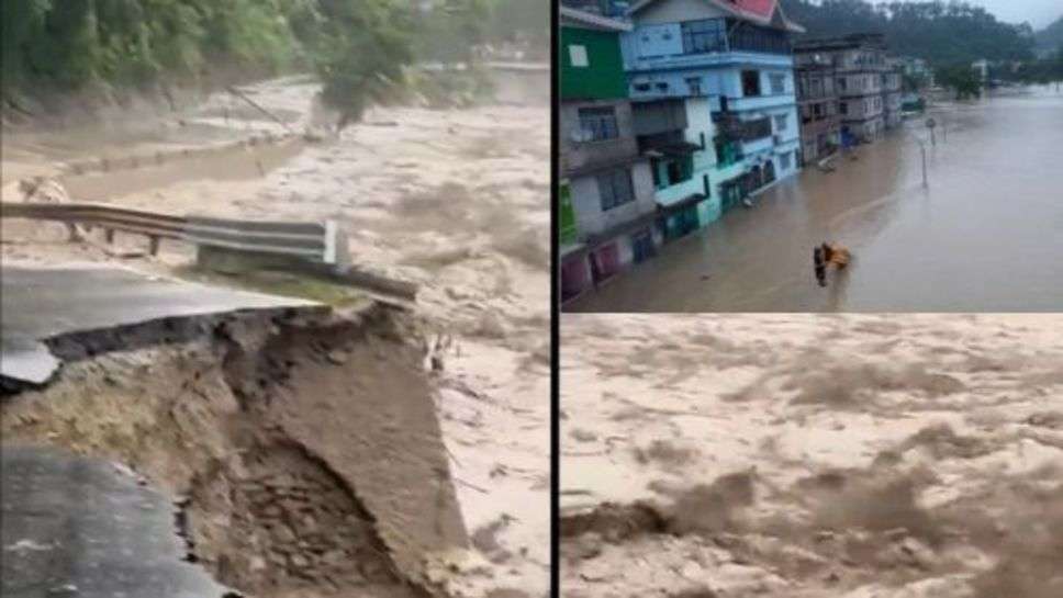 Cloud burst in Sikkim: सिक्किम में जल प्रलय, 100 लोगों के लापता होने की खबर, सेना के 22 जवान भी शामिल