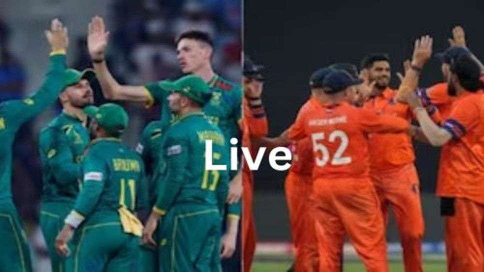 South Africa vs Netherlands Live:नीदरलैंड ने अफ्रीका को  दिया अच्छा लक्ष्य