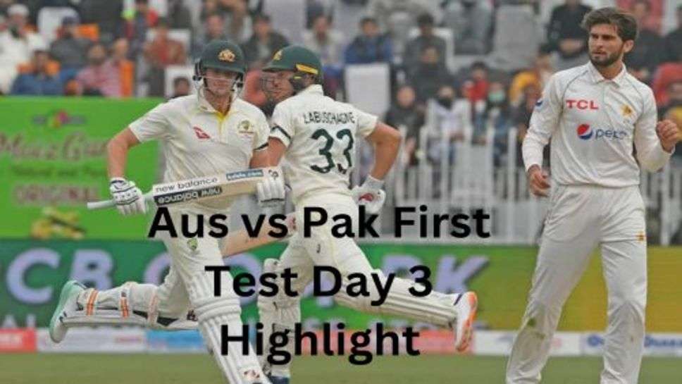 Aus vs Pak First Test Day 3: आस्ट्रेलिया के साथ टेस्ट मैच में तीसरे दिन पाकिस्तान की मुश्किलें बढ़ी