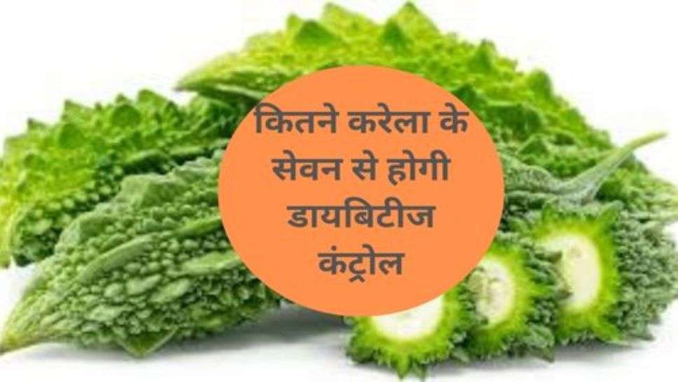 Health Tips : कितने करेला के सेवन से होगी डायबिटीज कंट्रोल