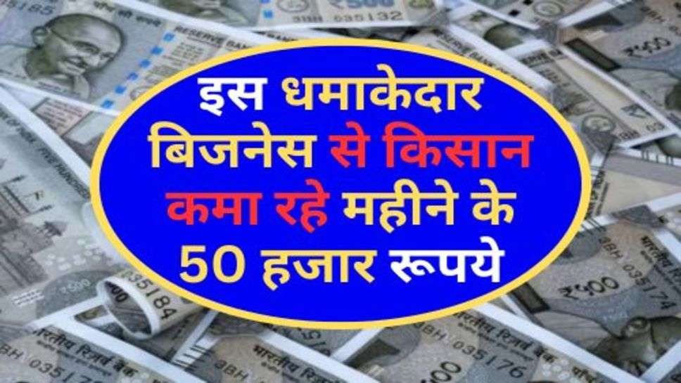  New Business Idea : इस धमाकेदार बिजनेस से किसान कमा रहे महीने के 50 हजार रूपये