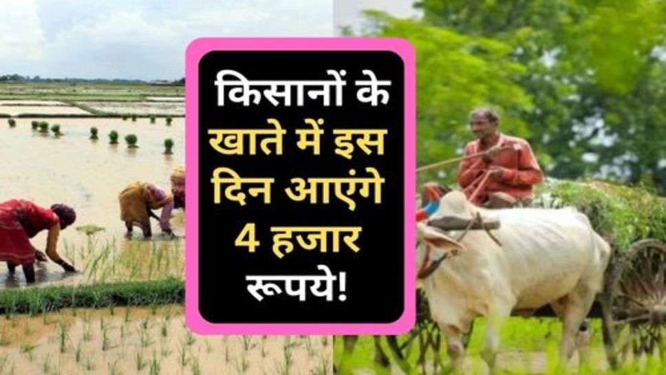 PM Kisan : किसानों के खाते में इस दिन आएंगे 4 हजार रूपये! चेक करें लिस्ट में अपना नाम