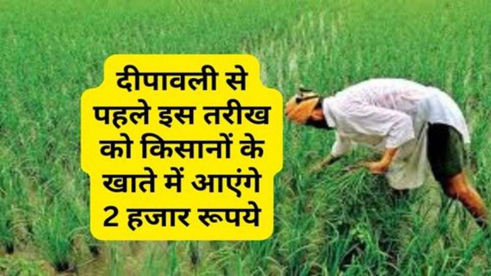 PM Kisan : दीपावली से पहले इस तरीख को किसानों के खाते में आएंगे 2 हजार रूपये