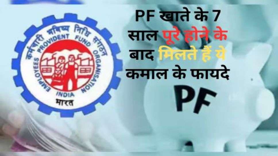 PF खाते के 7 साल पूरे होने के बाद मिलते हैं ये कमाल के फायदे