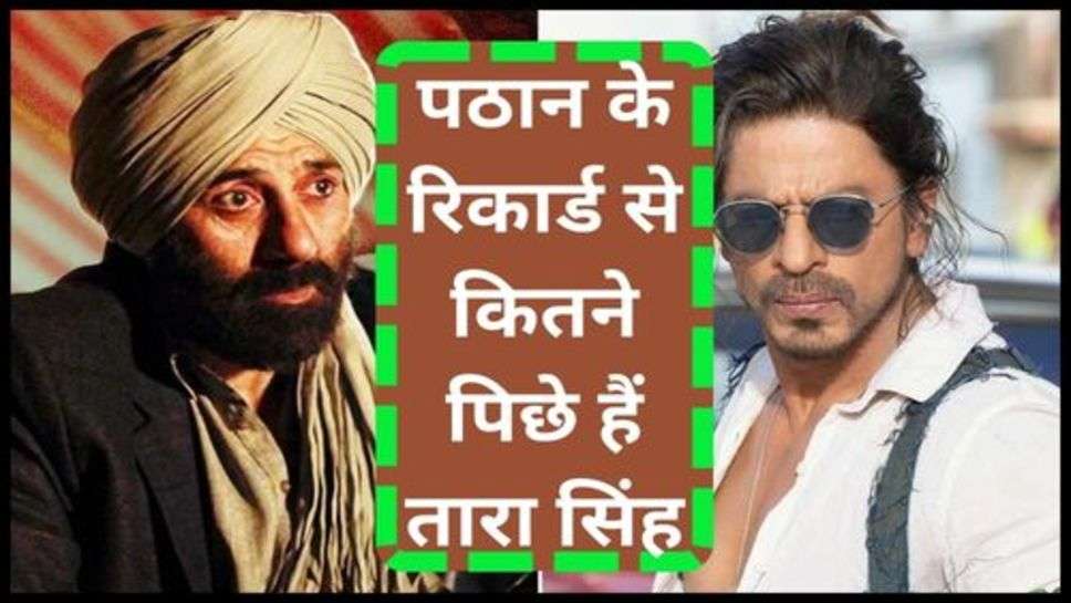 Gadar 2 vs Pathan: पठान के रिकार्ड से कितने पिछे हैं तारा सिंह, जानें गदर 2 की कमाई