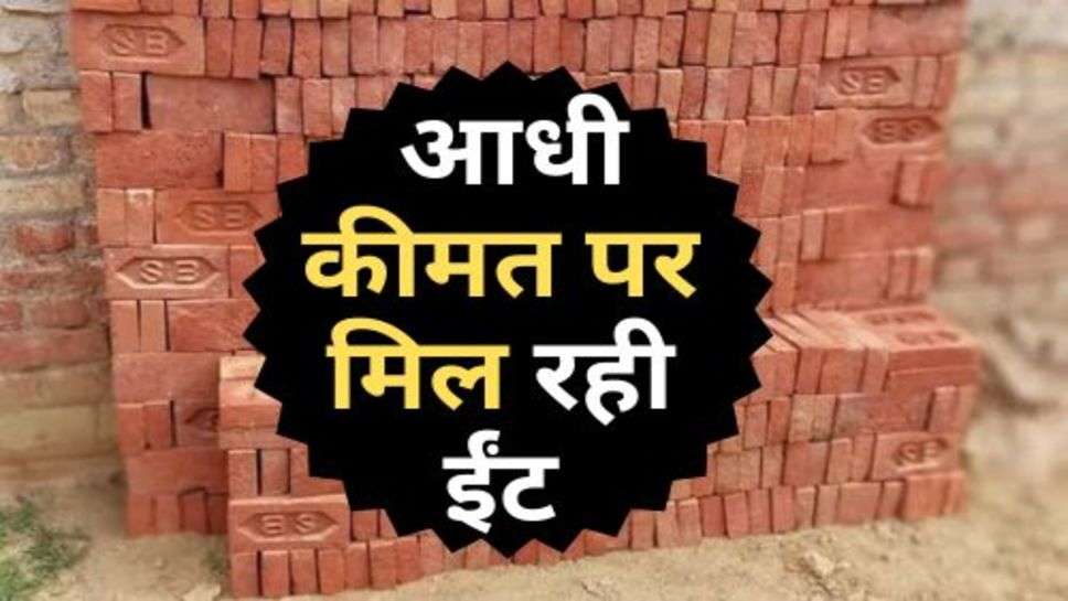 Bio Brick : मकान बनाने का सपना होगा पूरा, आधी कीमत पर मिल रही ईंट