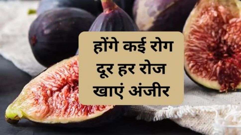 Health Tips : होंगे कई रोग दूर हर रोज खाएं अंजीर