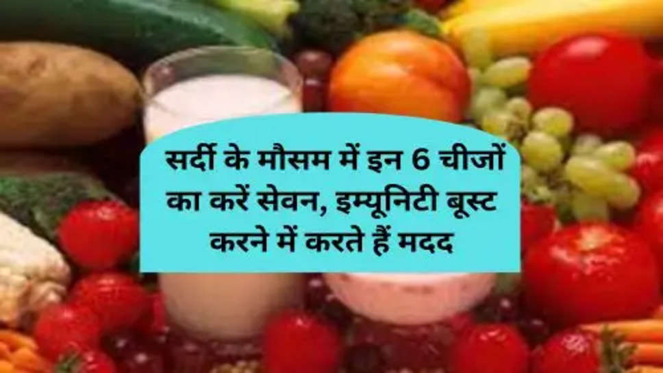 Health Tips: सर्दी के मौसम में इन 6 चीजों का करें सेवन, इम्यूनिटी बूस्ट करने में करते हैं मदद